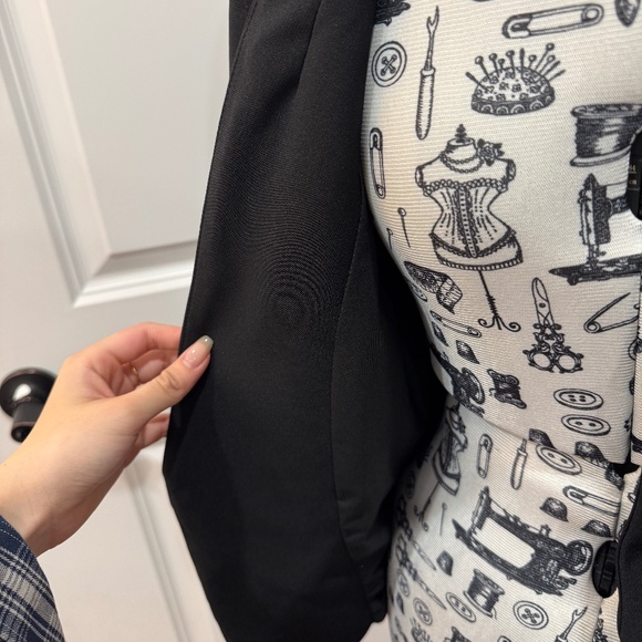 Rachel Zoe Black Casual Blazer - Picture 4 of 5